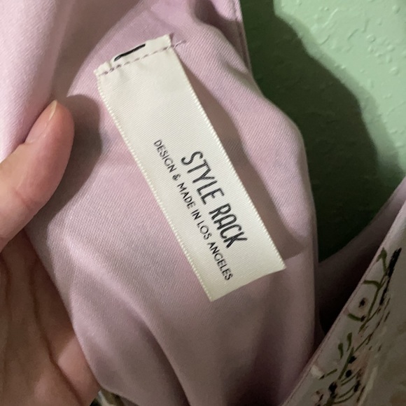 Floral blush pink summer dress - Picture 5 of 6